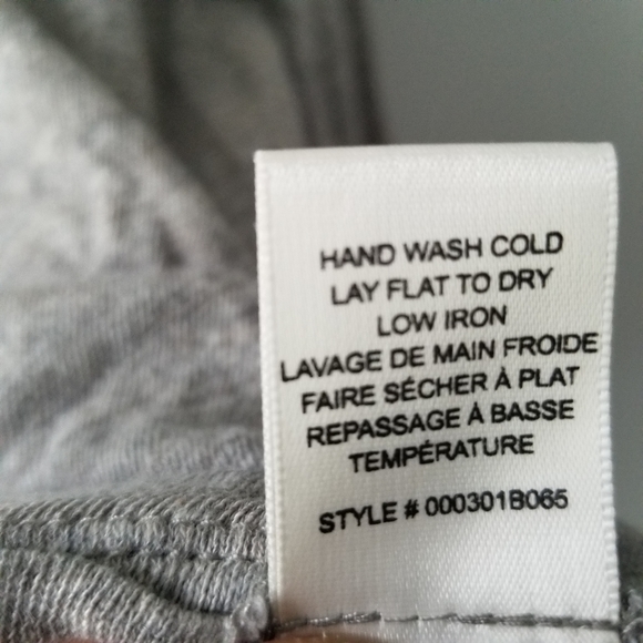 La Vie Rebecca Taylor Gray Linen Top - Picture 8 of 9